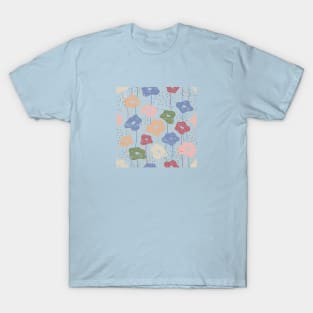 Abstract Flowers T-Shirt